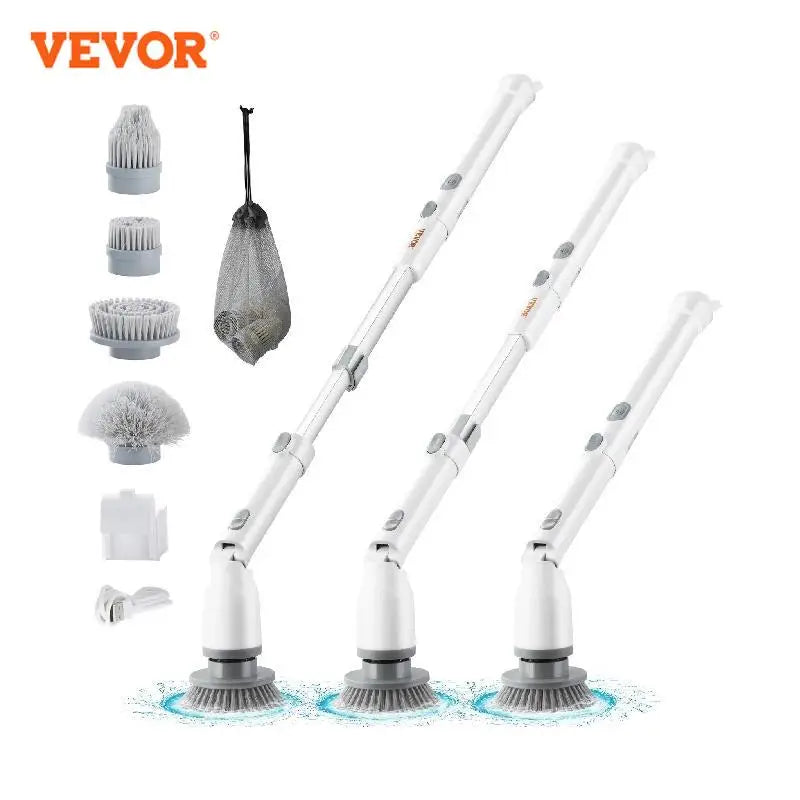 Electric Spin Scrubber 380 RPM High Speed Cordless Electric Cleaning brush